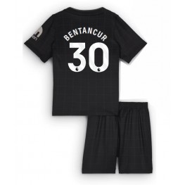 Tottenham Hotspur Rodrigo Bentancur #30 Uit tenue Kids 2025-26 Korte Mouw (+ Korte broeken)